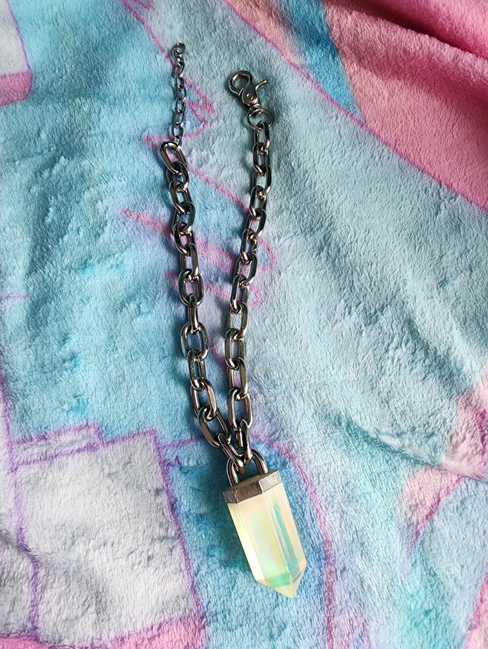 LOVE ROKZ Silver Pendulum